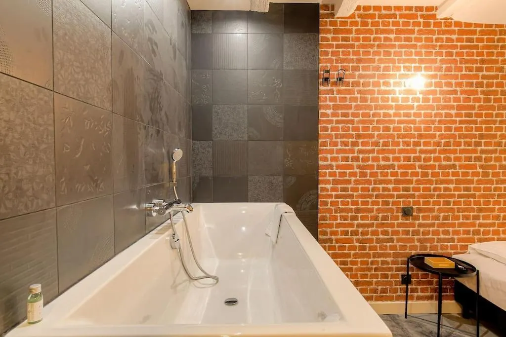 Industrial-Style Studio With Bathtub, Vieux-Lyon Apartment